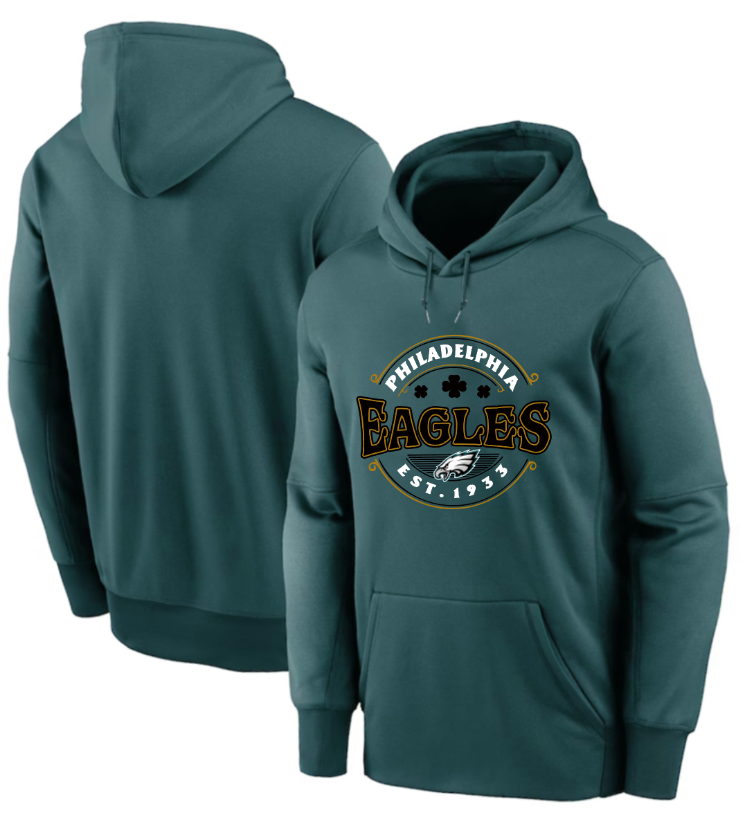 Men 2025 Philadelphia Eagles green hoodie style 6->philadelphia eagles->NFL Jersey